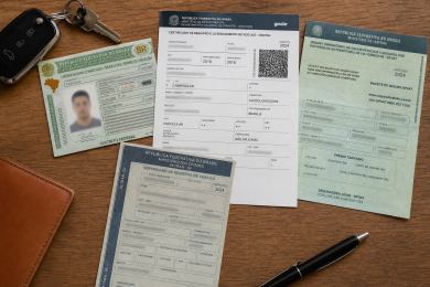Documentos obrigatórios no carro em SC